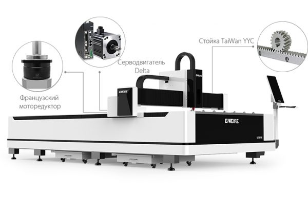 Лазерный станок резки металла GWEIKE LF3015E