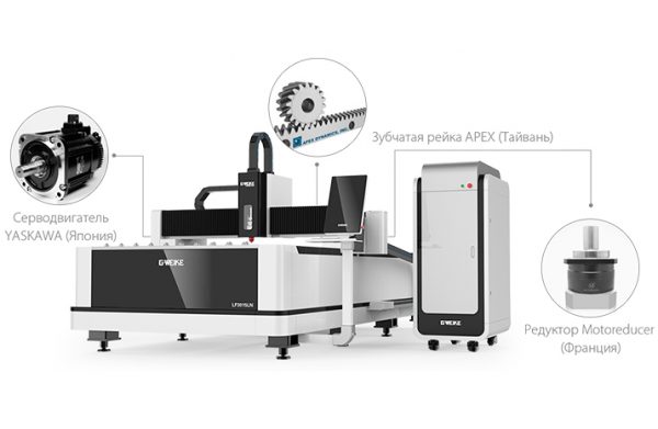 Лазерный станок резки металла GWEIKE LF3015LN